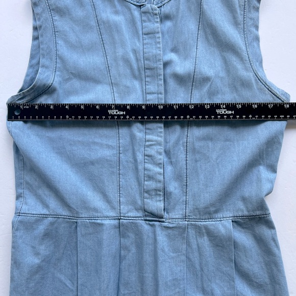 Levi’s Chambray Peplum Top Size S - Picture 4 of 6